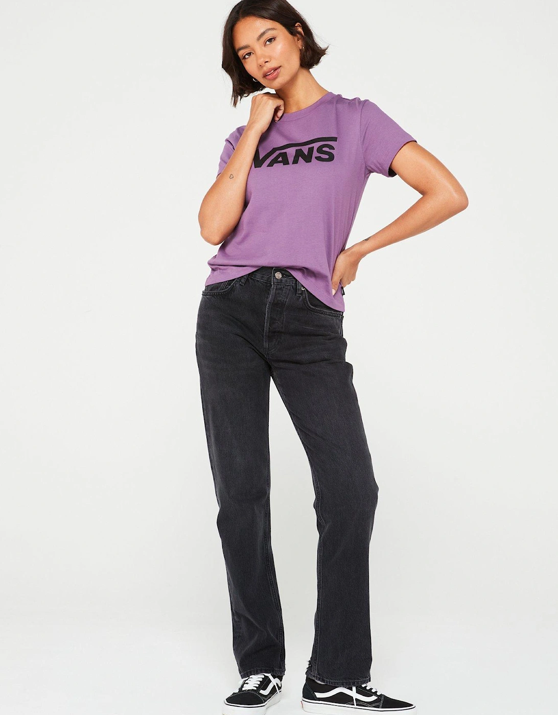 Women's Flying V Crew T-Shirt - Purple