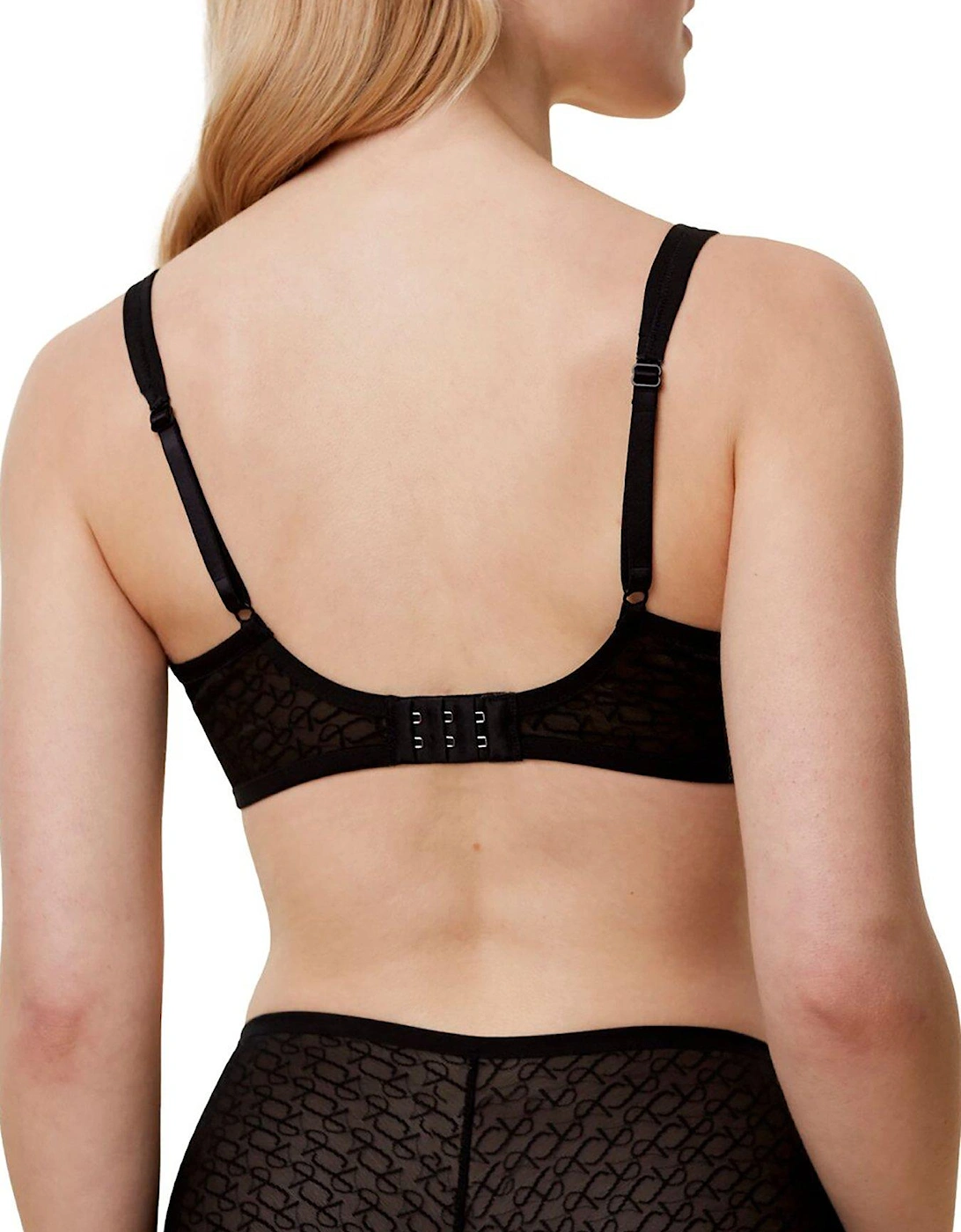 Signature Sheer W01 Bra - Black