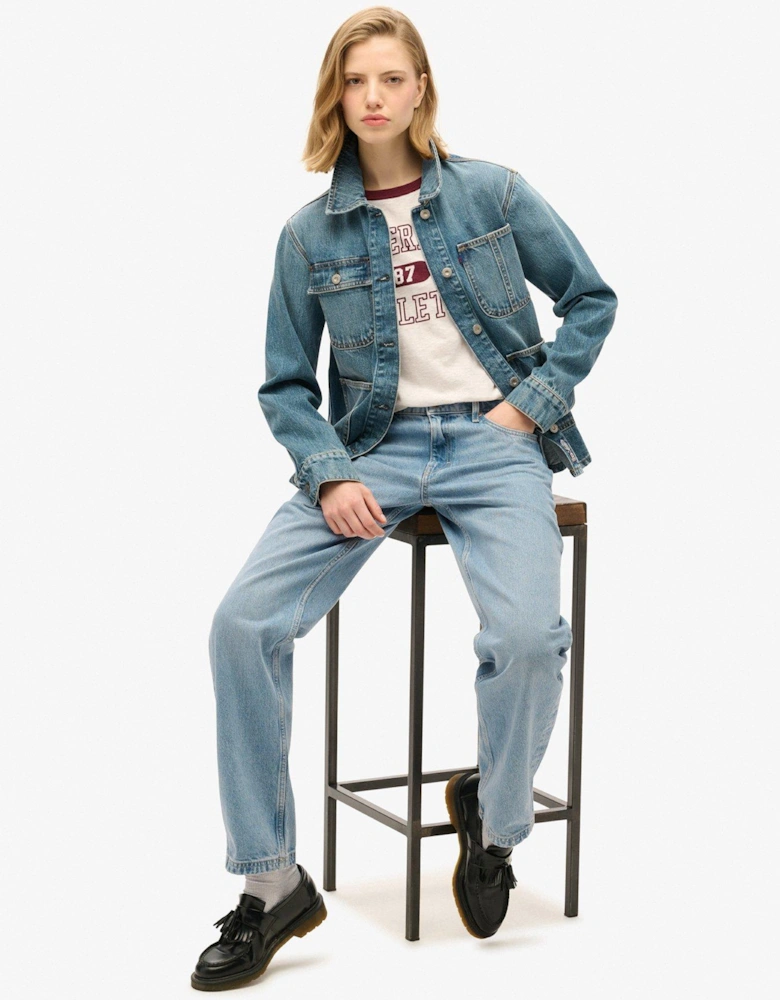 Denim Chore Jacket - Blue