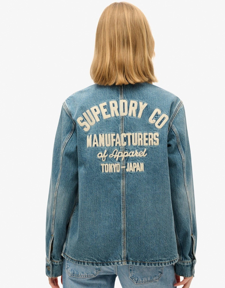 Denim Chore Jacket - Blue