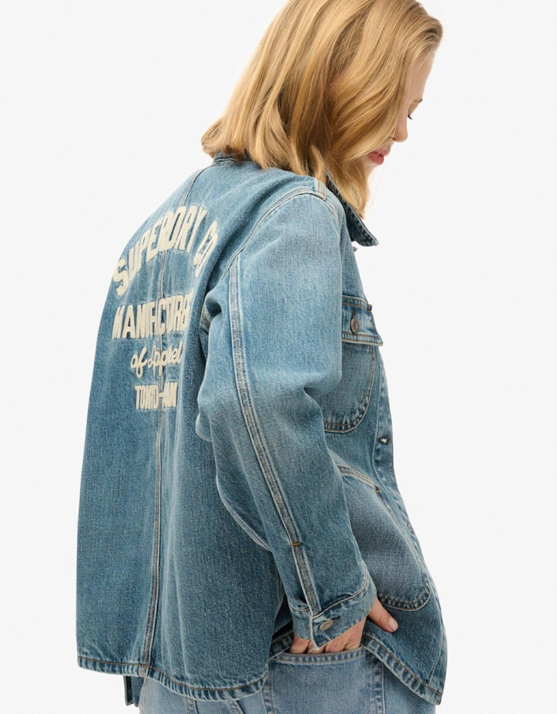 Denim Chore Jacket - Blue