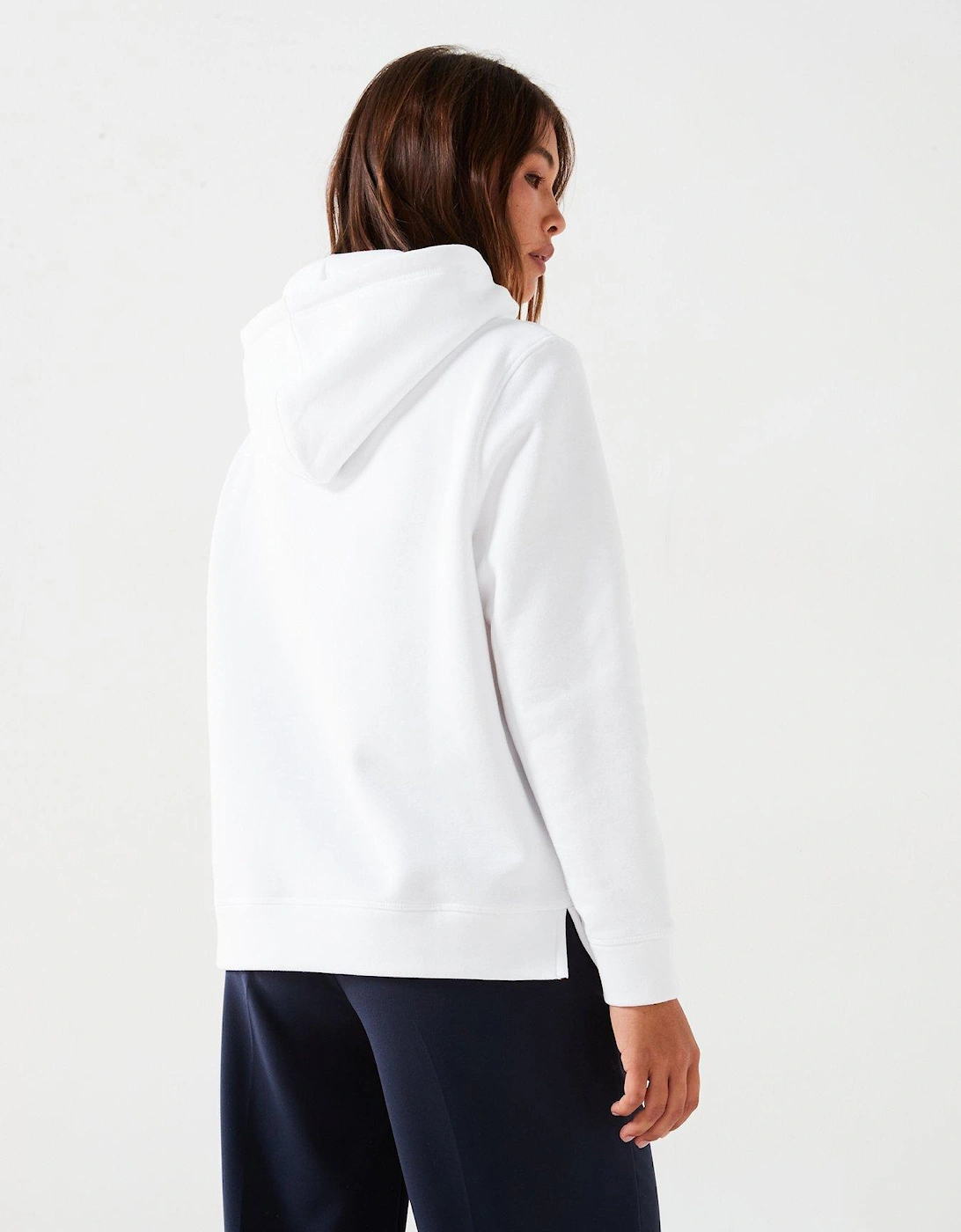 Heritage Logo Hoodie - White