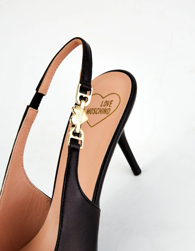 Slingback Heels - Black