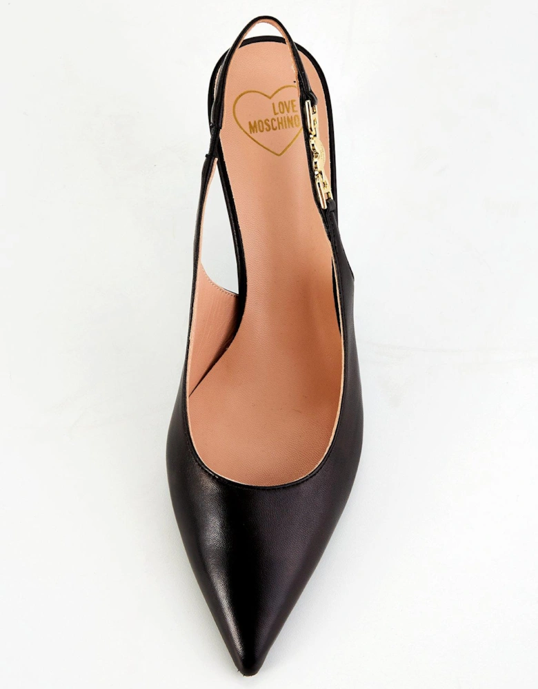 Slingback Heels - Black