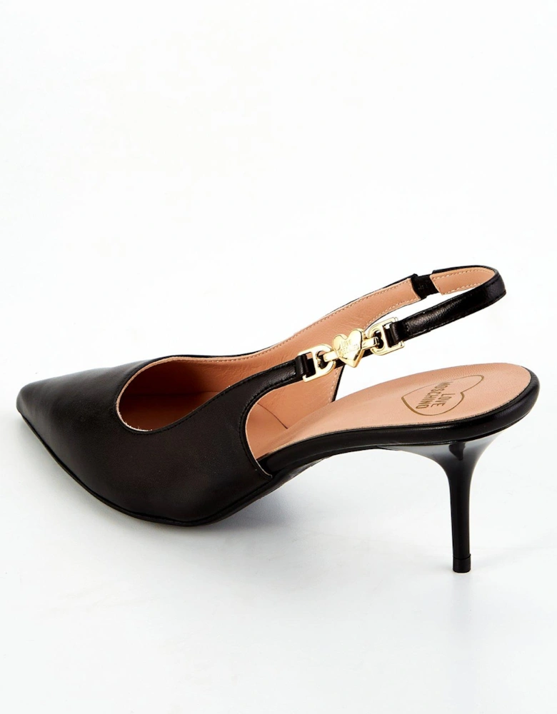 Slingback Heels - Black