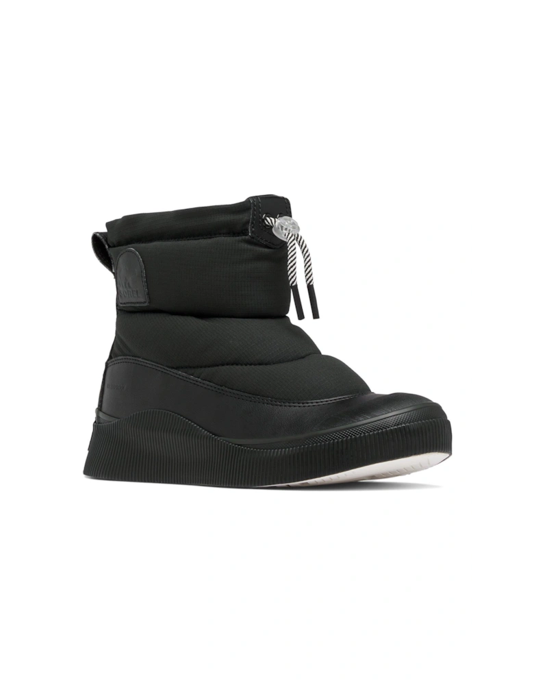 Womens Out N About 4 Puffy Waterproof Boots - Black