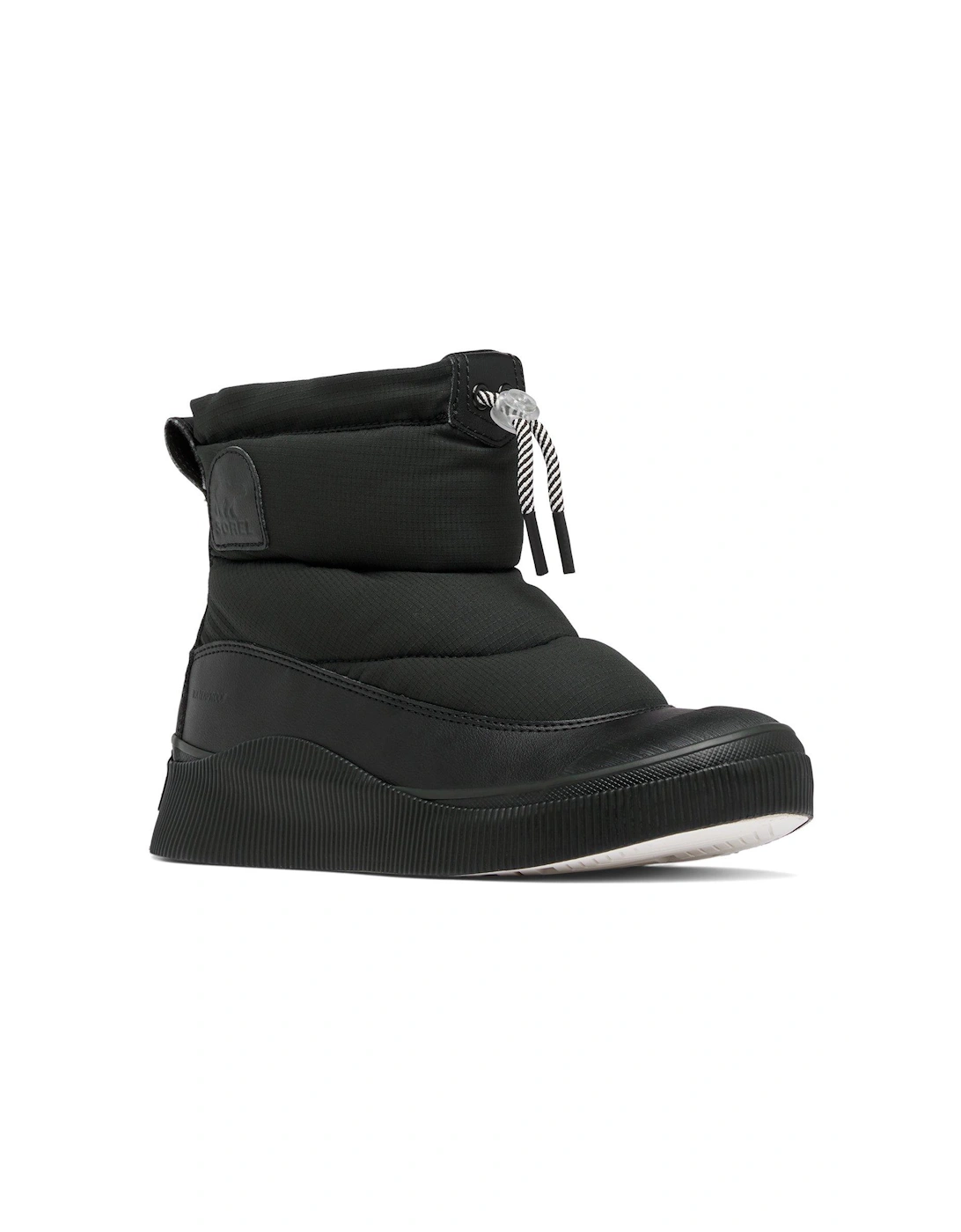 Womens Out N About 4 Puffy Waterproof Boots - Black