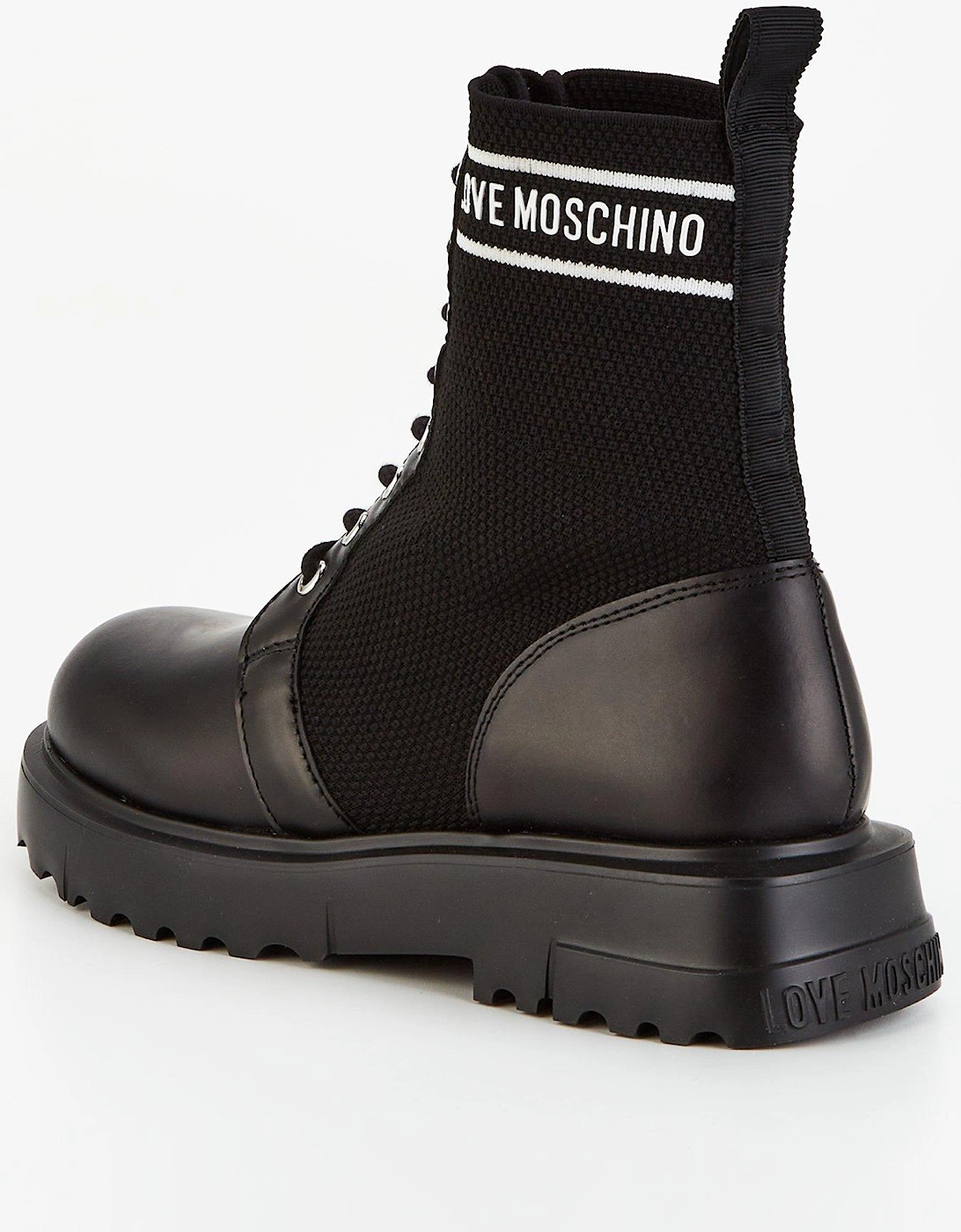 Logo Military Boots - Black