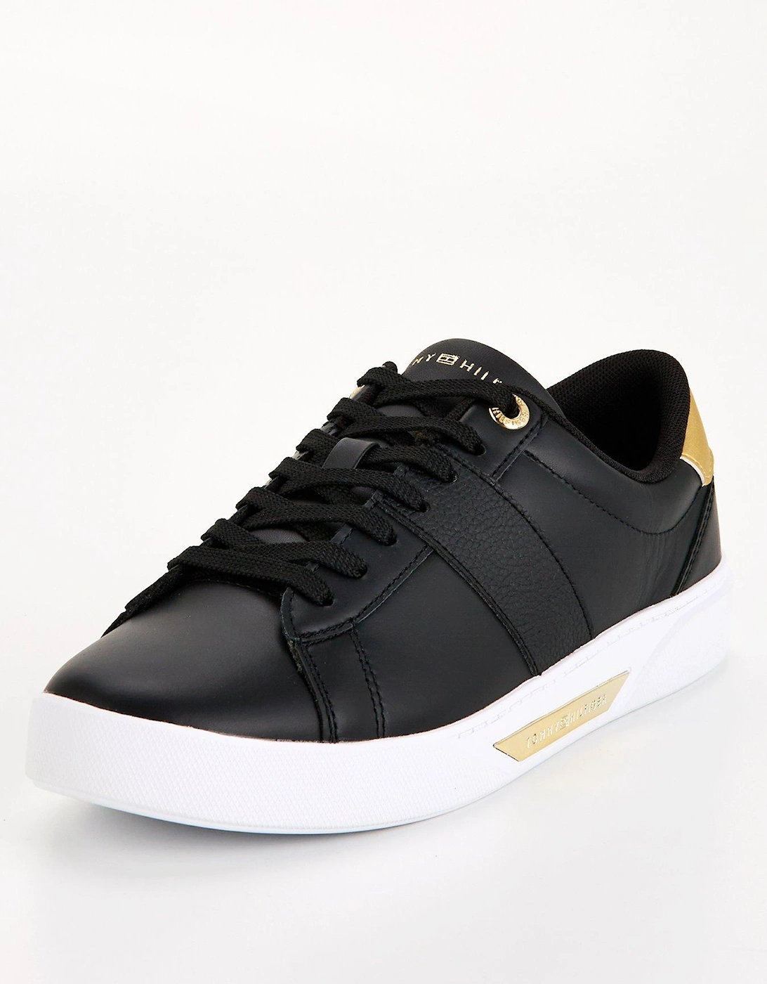 Panel Court Trainers - Black