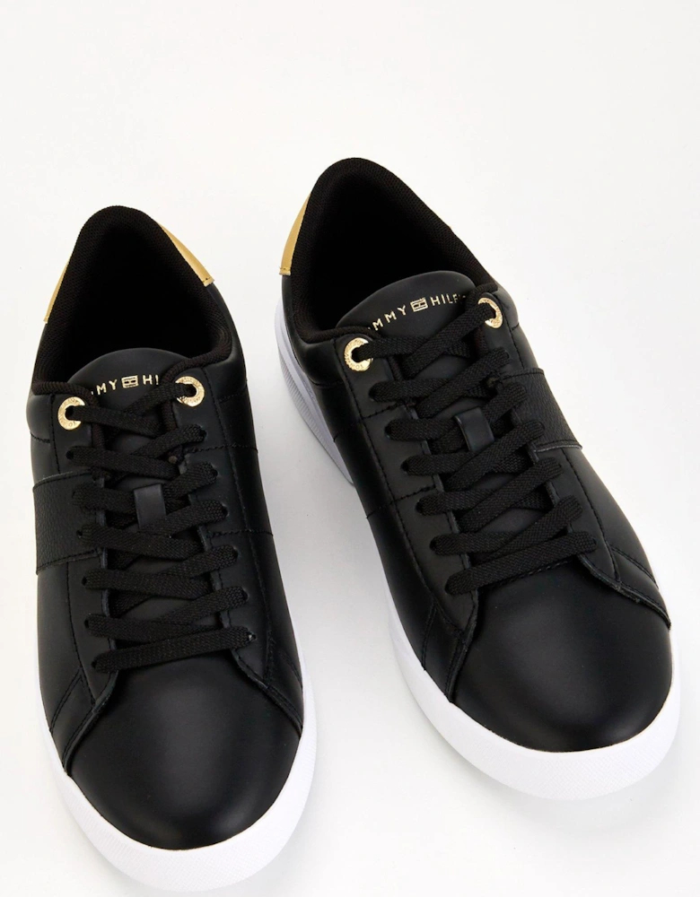 Panel Court Trainers - Black