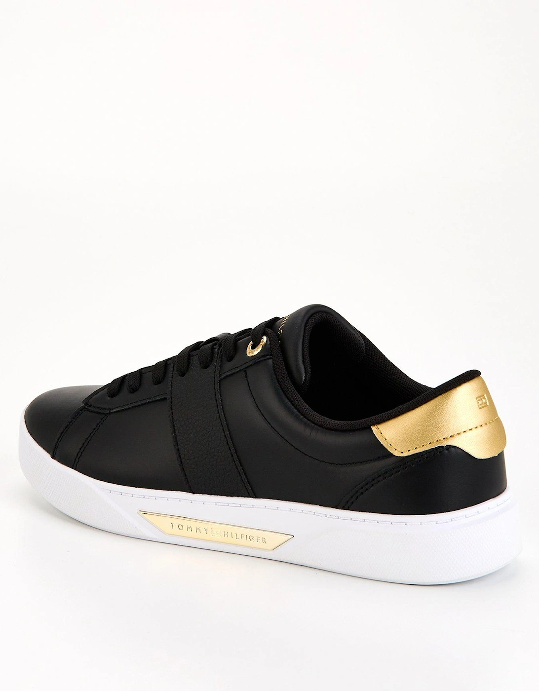 Panel Court Trainers - Black