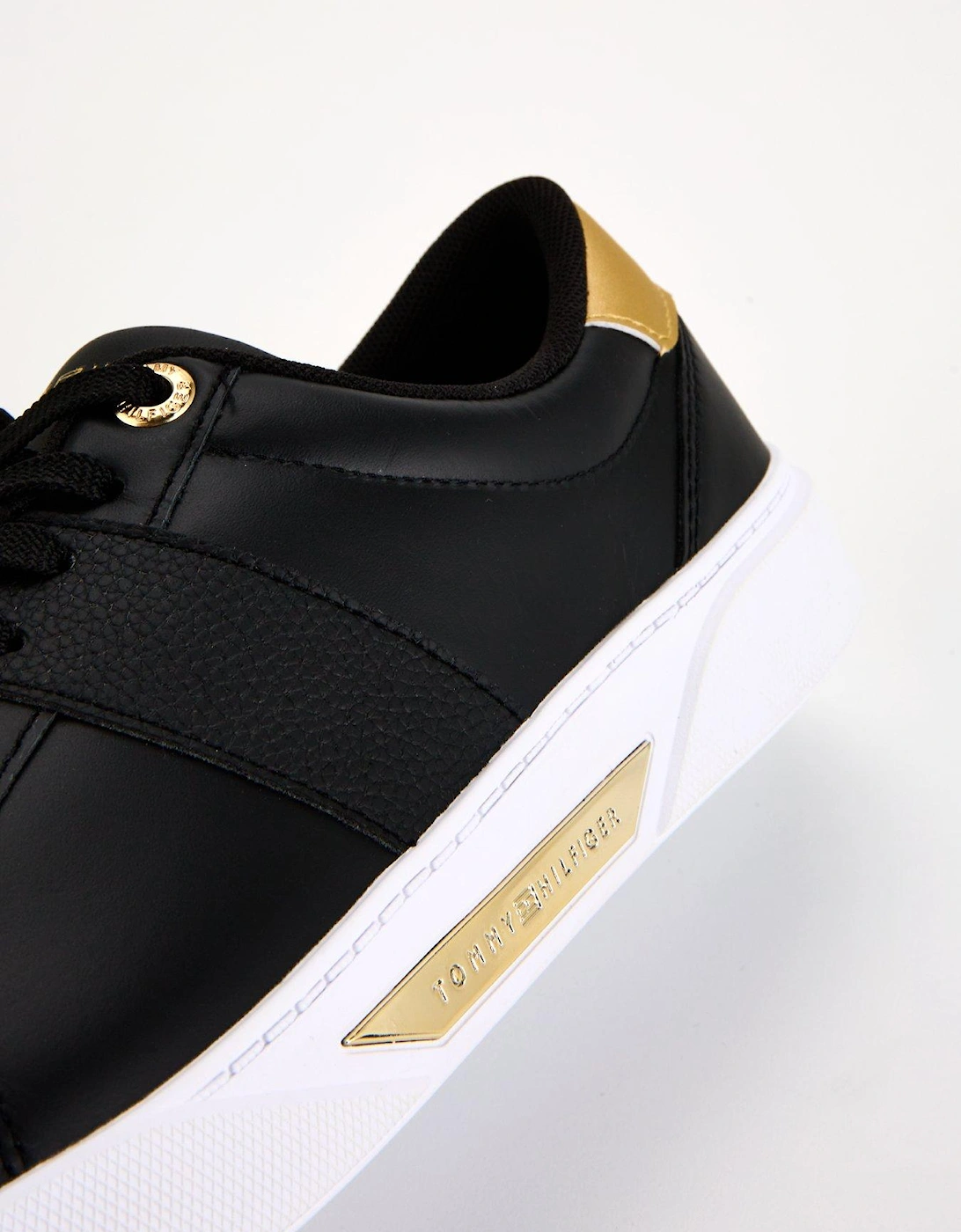 Panel Court Trainers - Black