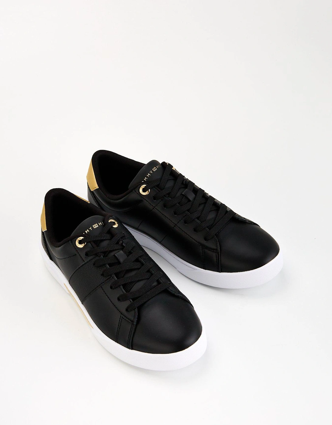 Panel Court Trainers - Black