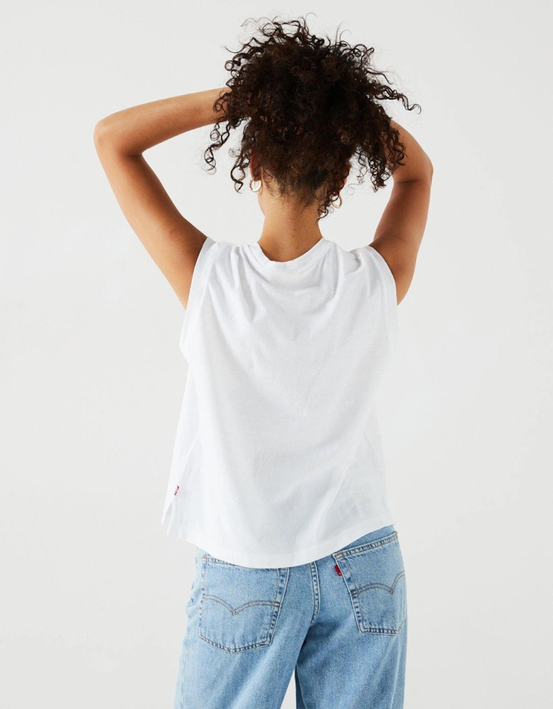 Boxy Tank Top - White