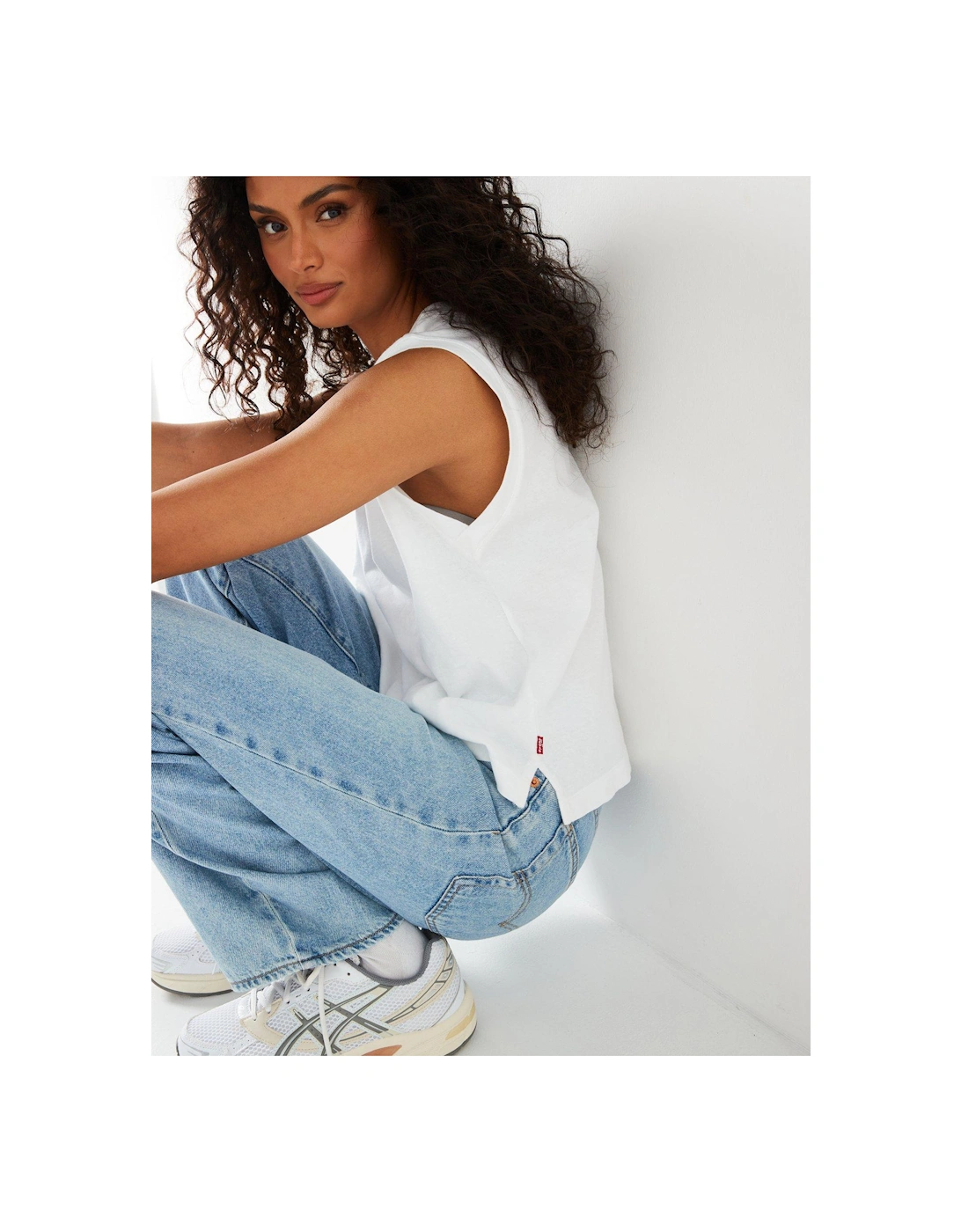 Boxy Tank Top - White