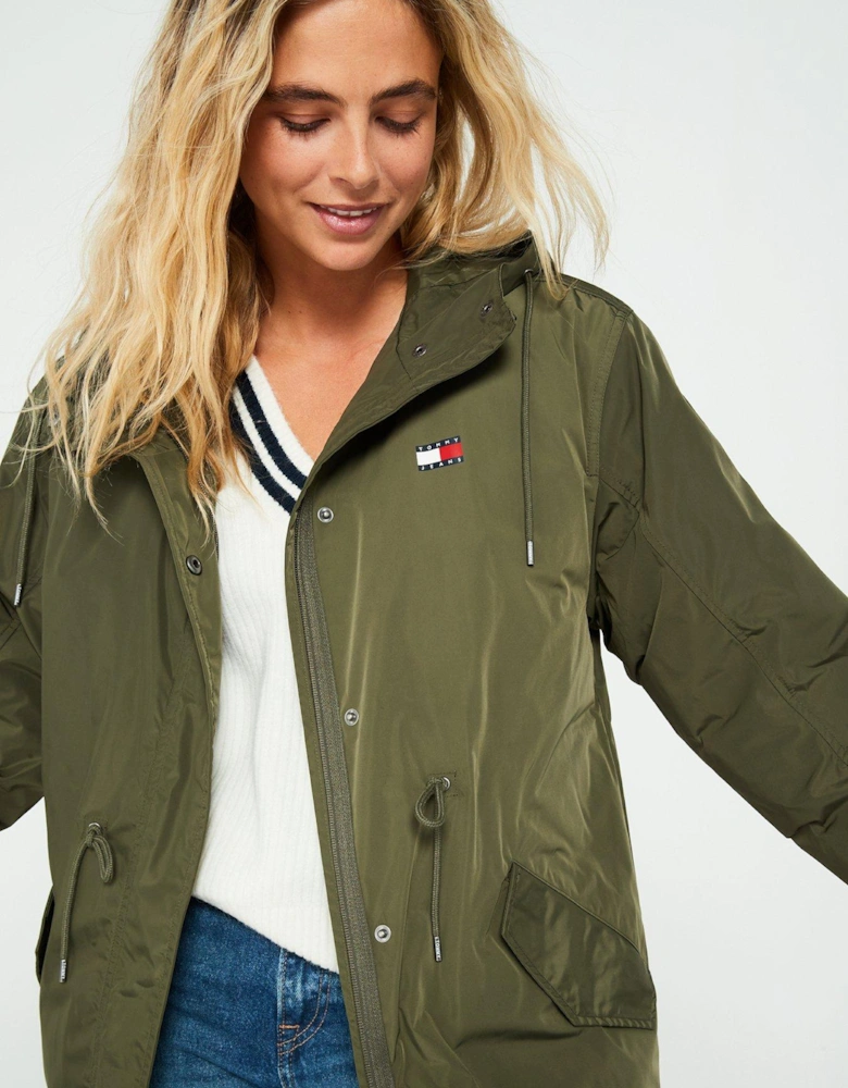 2 In 1 Waterproof Coat - Green