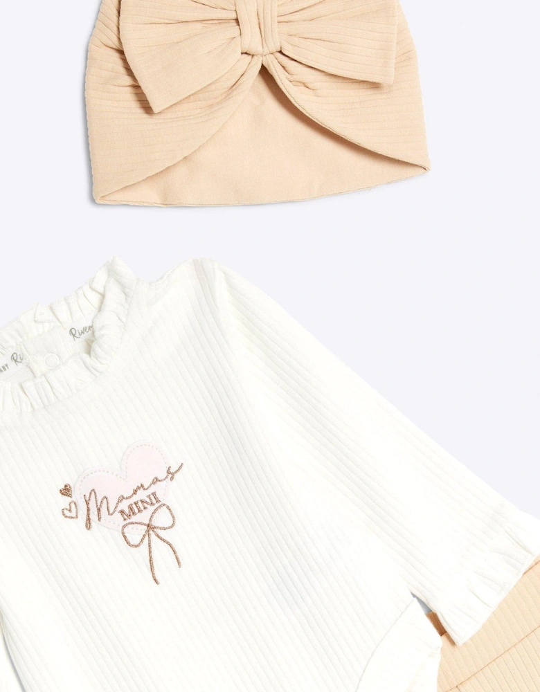 Baby Girls Kickflare Set - Beige