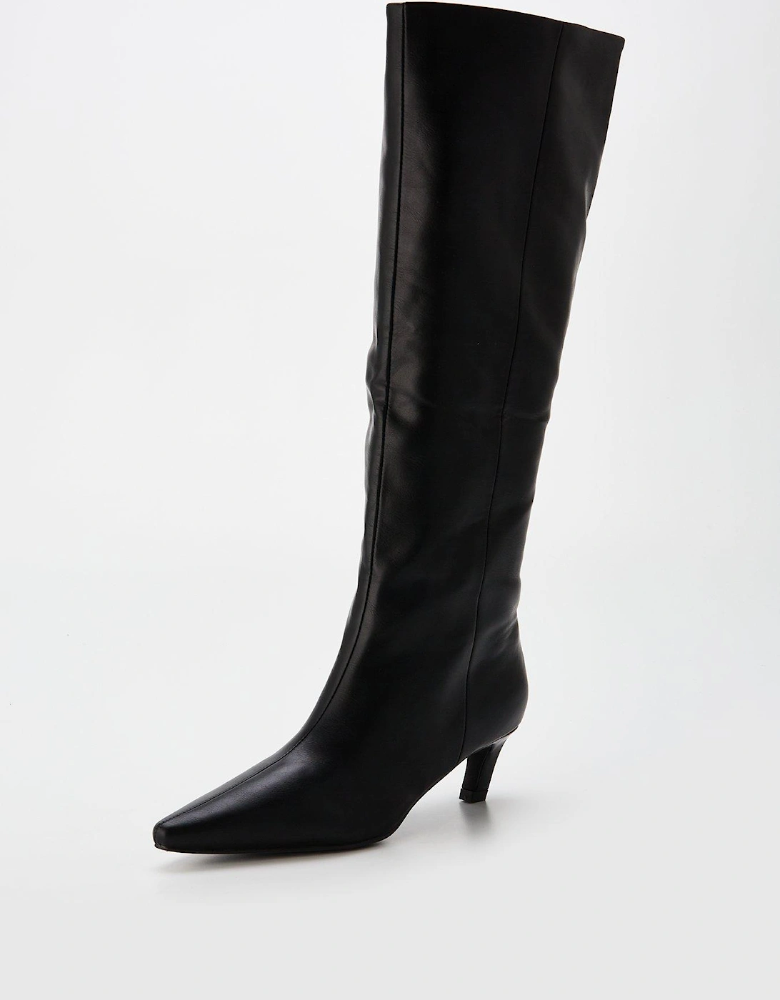 Flaura Knee High Boot - Black