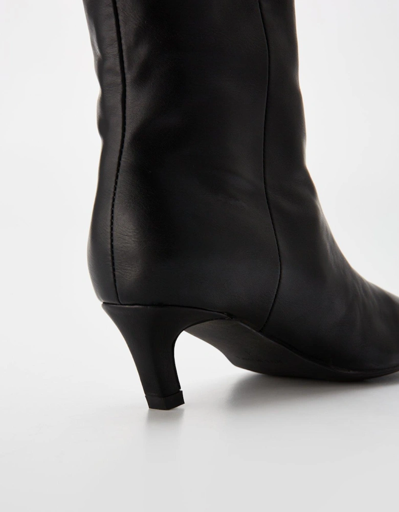 Flaura Knee High Boot - Black