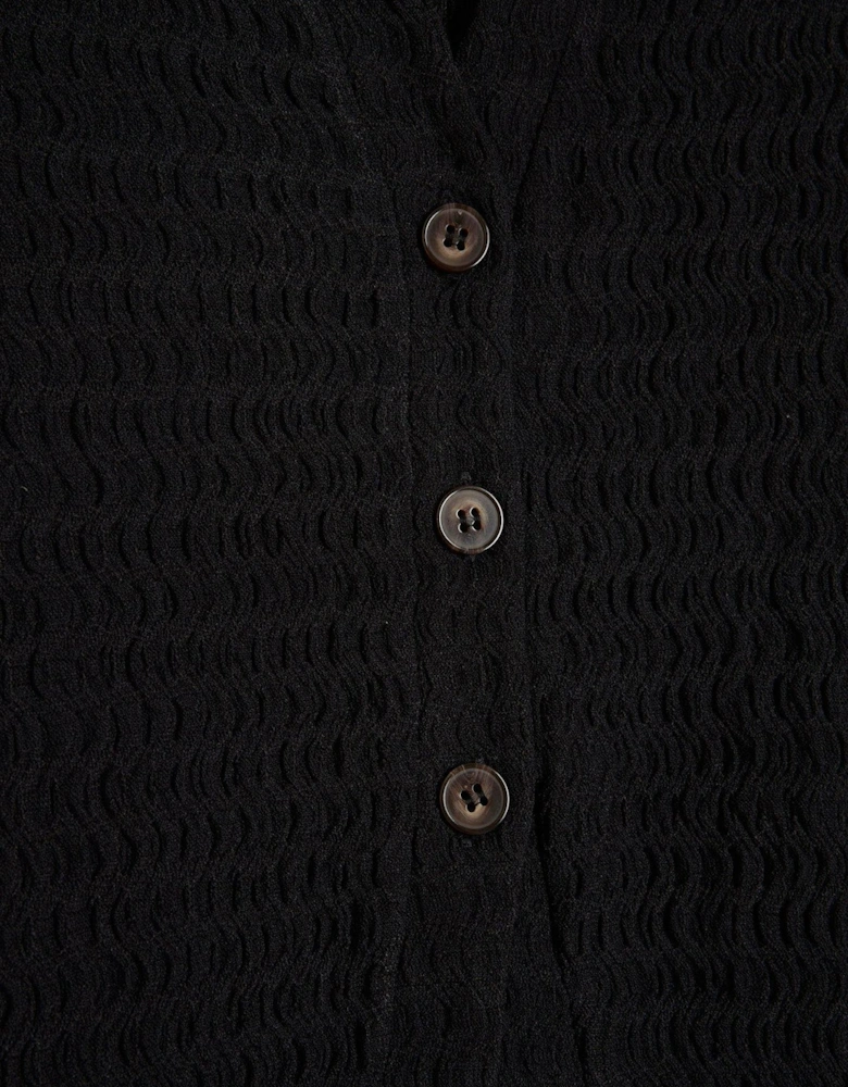 Textured Shirt - Black