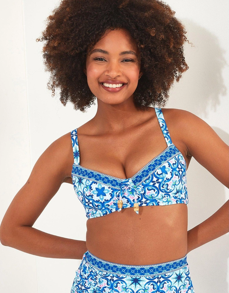 Crystal Waters Bikini Top - Blue