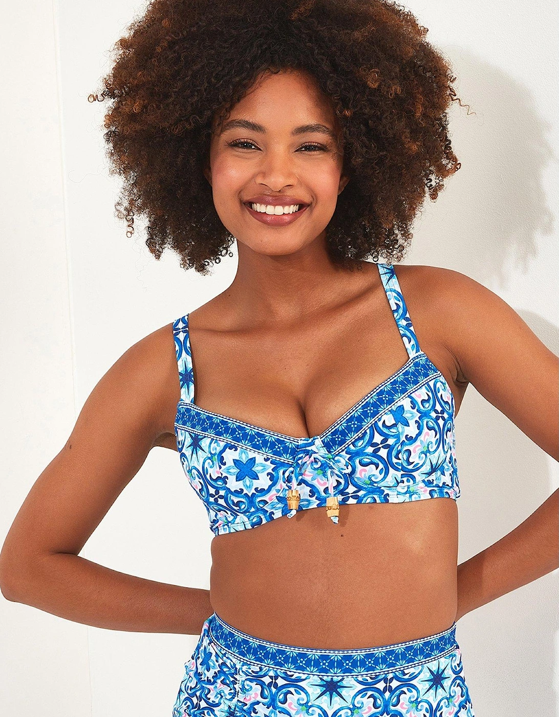 Crystal Waters Bikini Top - Blue