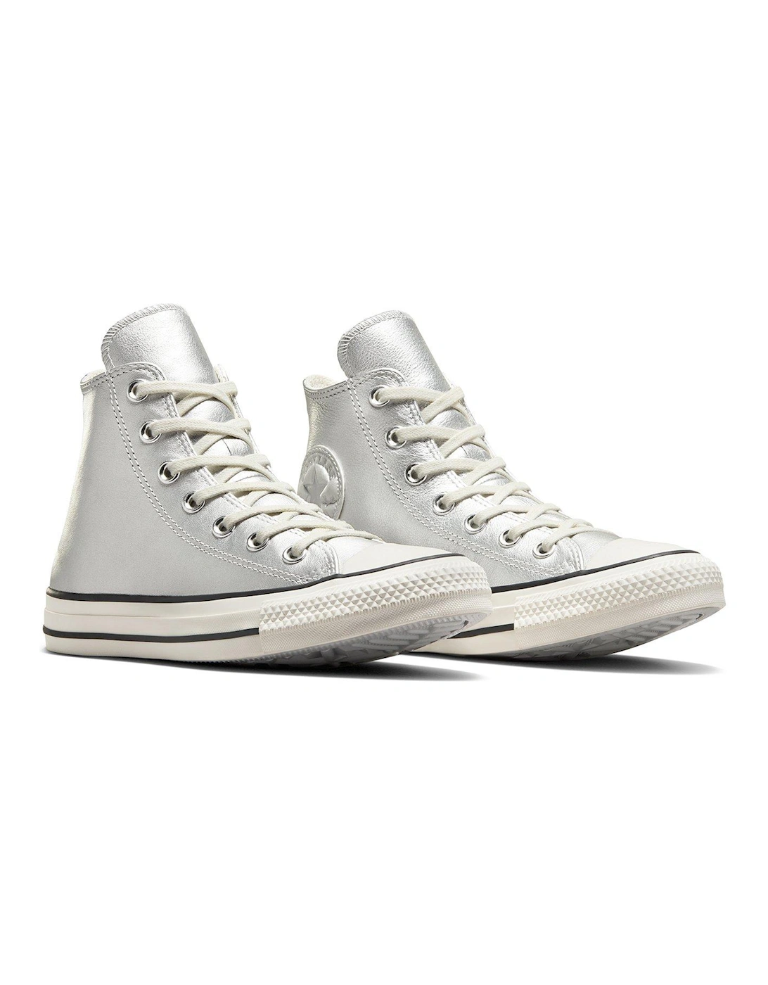 Womens Chuck Taylor All Star Hi Trainers - Metallic