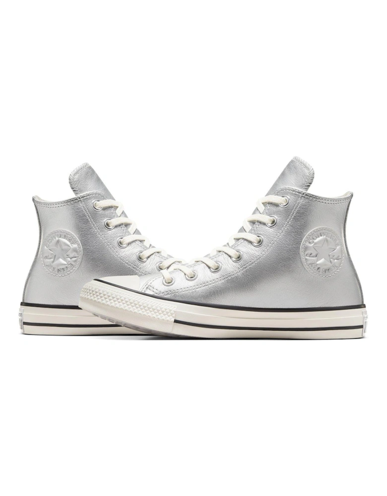 Womens Chuck Taylor All Star Hi Trainers - Metallic