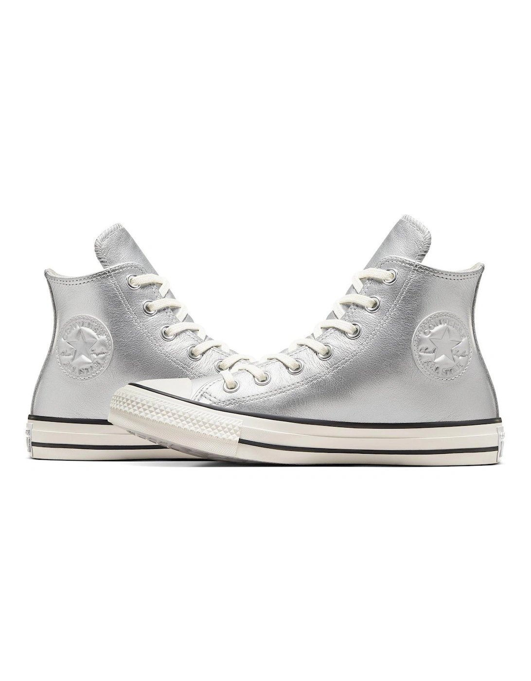 Womens Chuck Taylor All Star Hi Trainers - Metallic