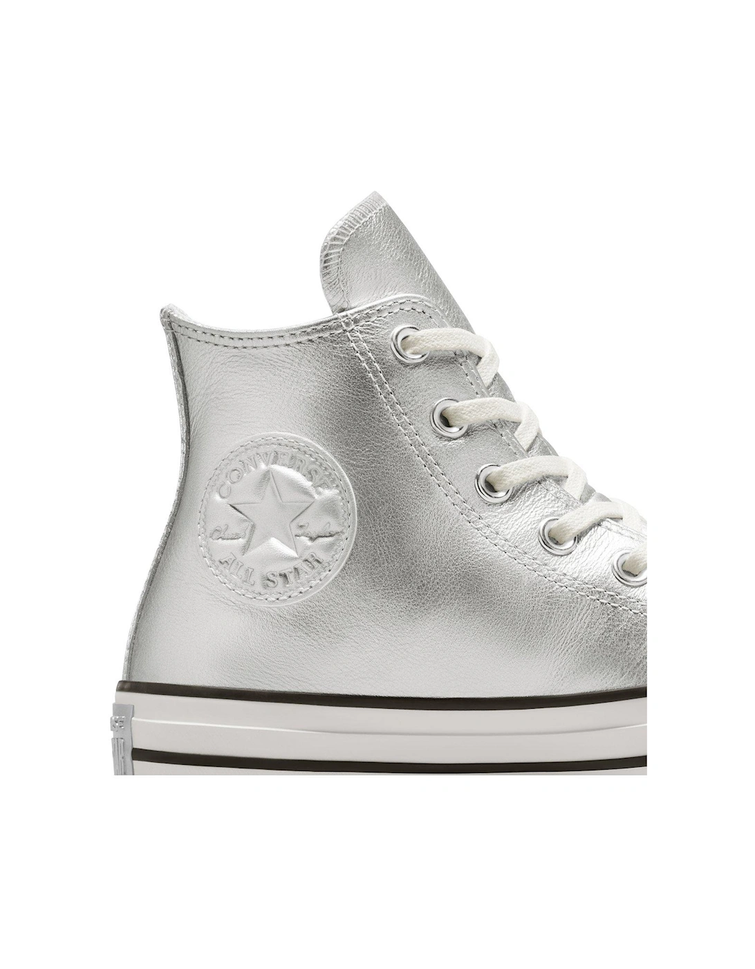 Womens Chuck Taylor All Star Hi Trainers - Metallic