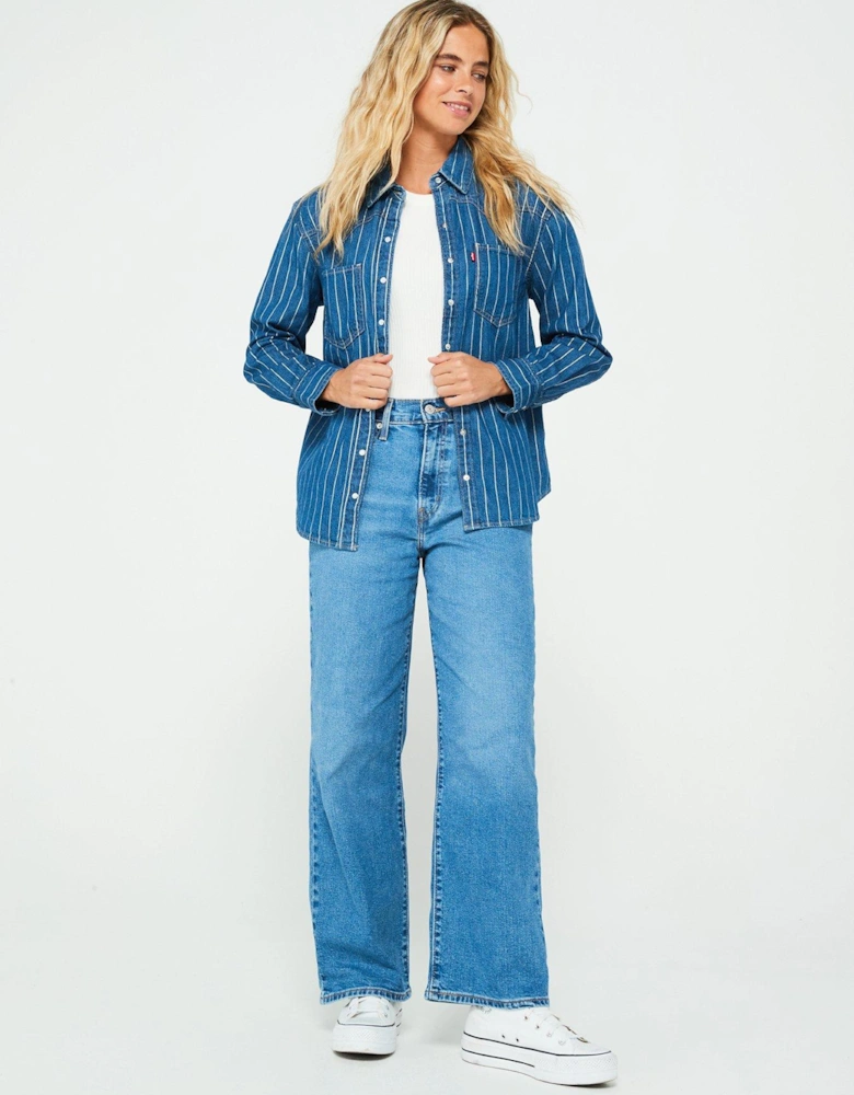 Teodora Western Shirt - Muse I Call Top - Blue