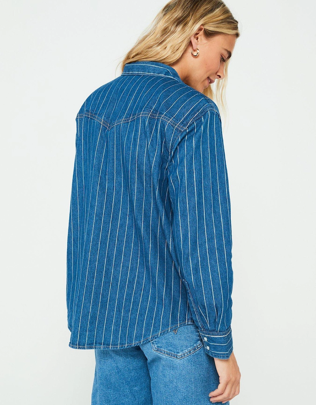 Teodora Western Shirt - Muse I Call Top - Blue