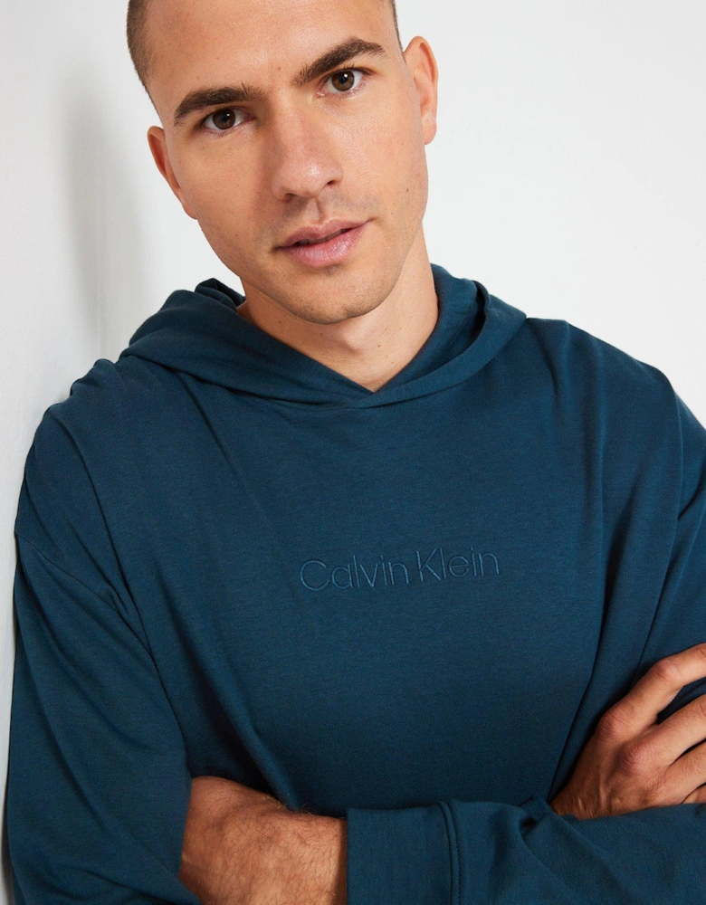 Modern Terry Loungewear Overhead Hoodie - Blue