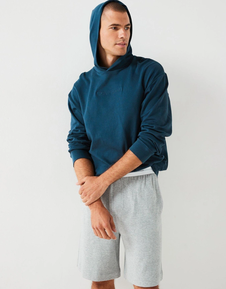 Modern Terry Loungewear Overhead Hoodie - Blue