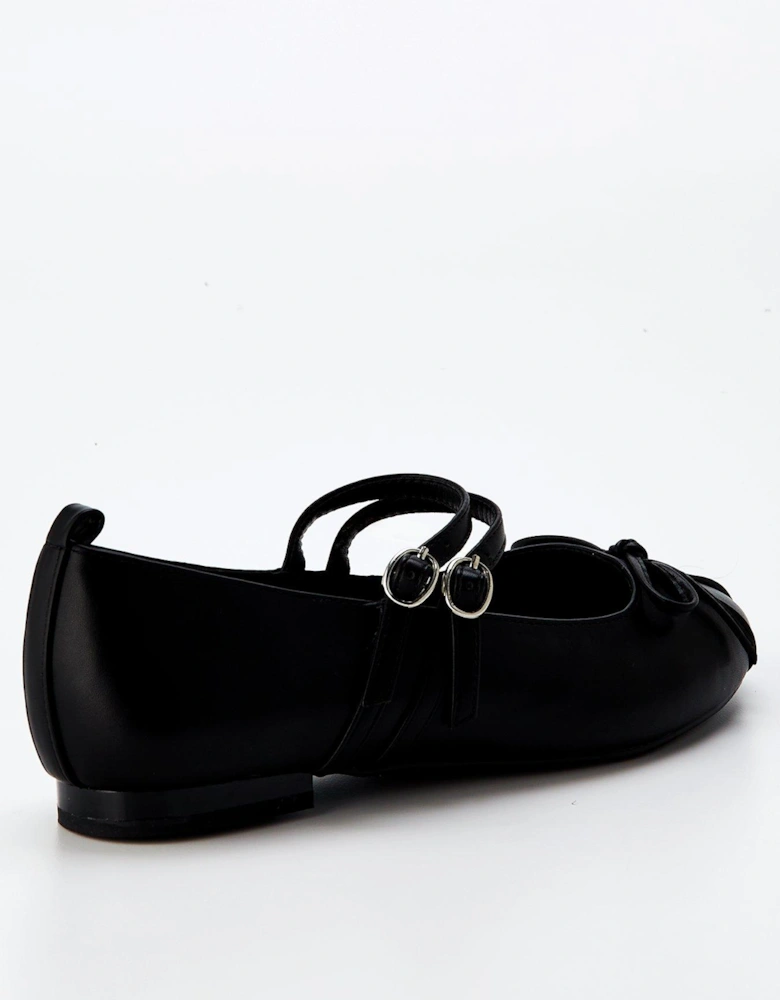 Wide Fit Idol Mary Jane Shoe - Black