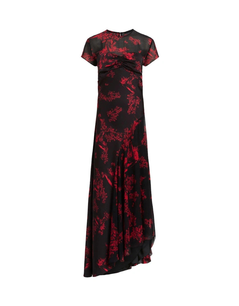 Tasha Midi Dress - Red