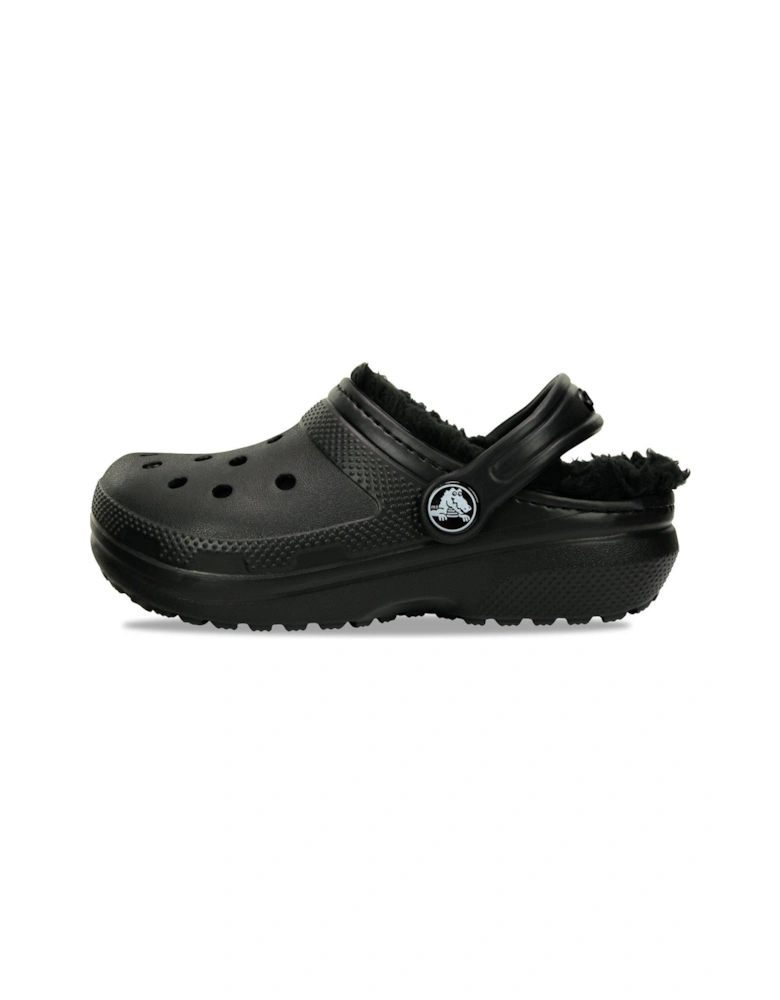 Kids Classic Lined Clog Sandal - Black