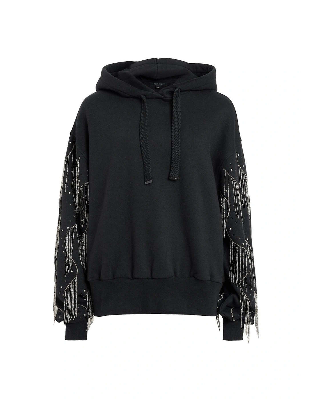 Lennon Tassel Hoodie - Black