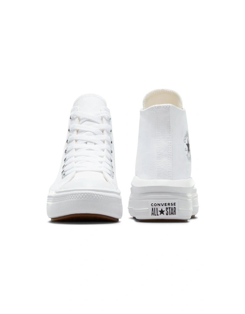 Womens Move Hi Top Trainers - White