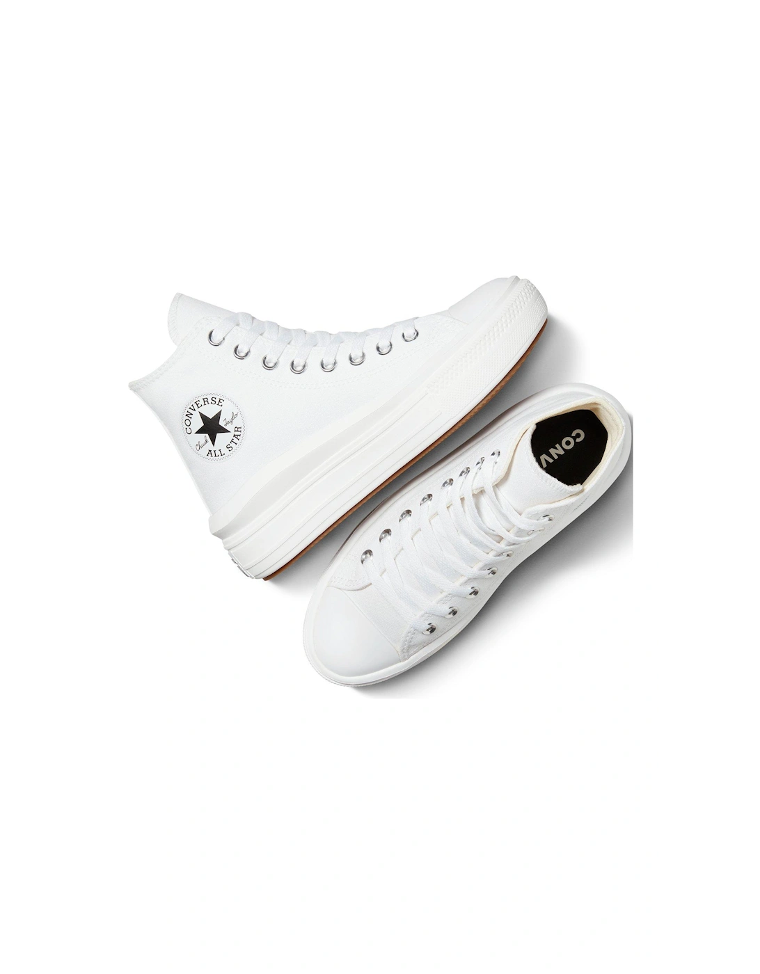 Womens Move Hi Top Trainers - White