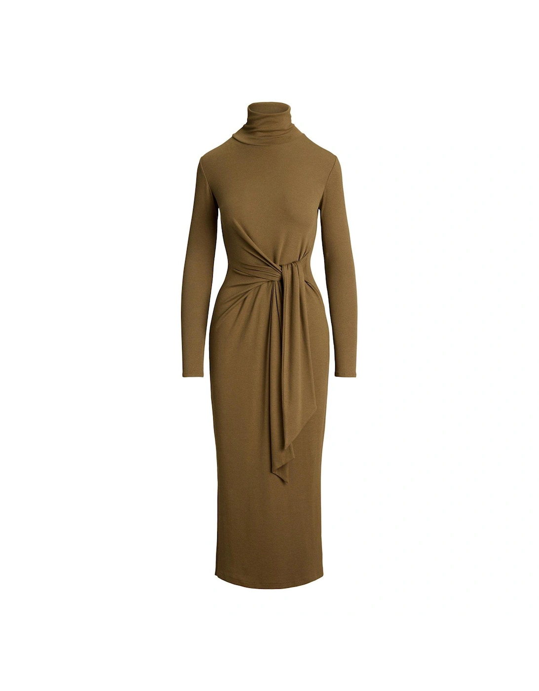 Montiva Long Sleeve Jumper Dress - Brown