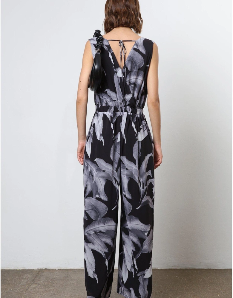 Wide Leg Jumpsuit - Black