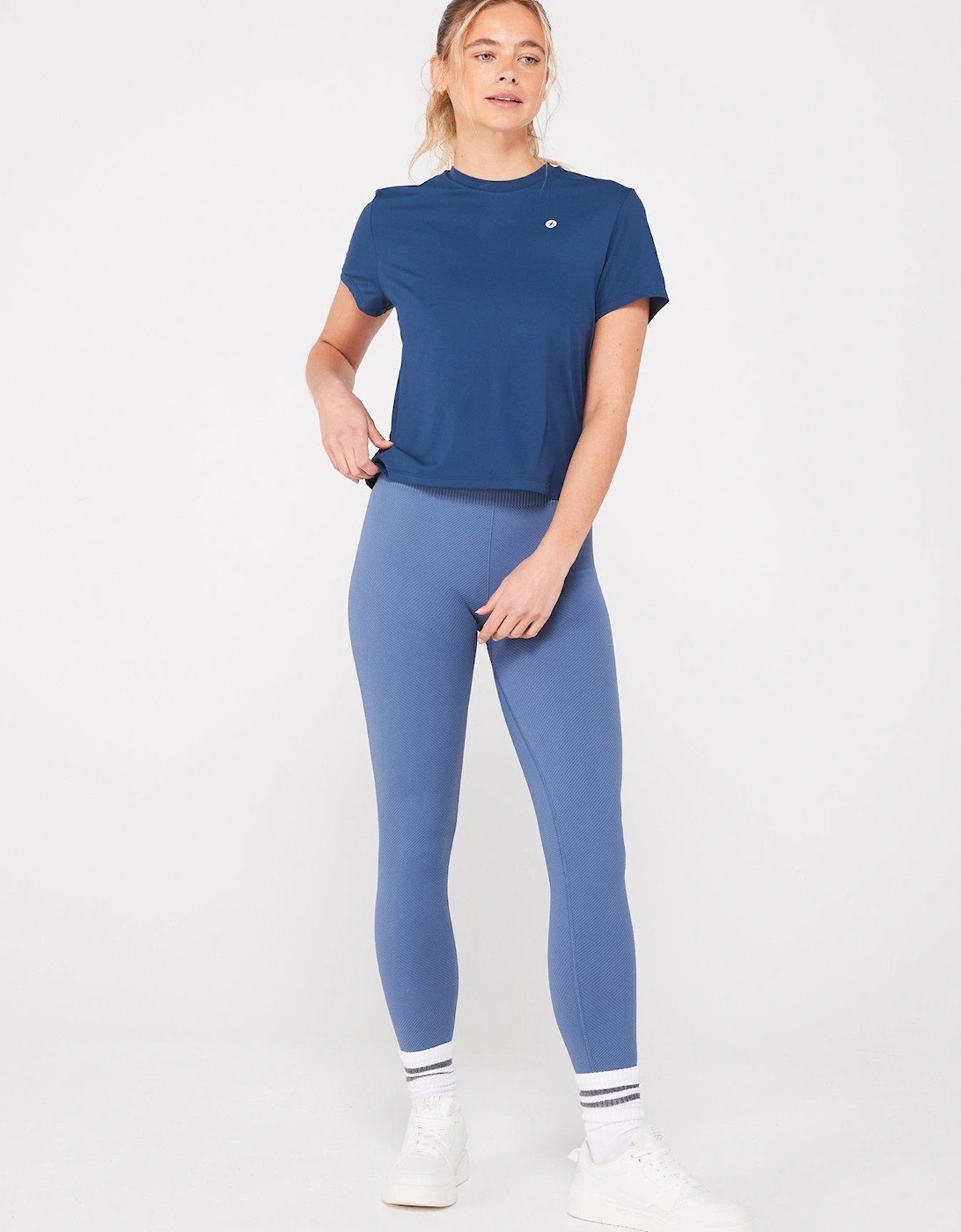 Women's Training Hybrid Tee - Blue