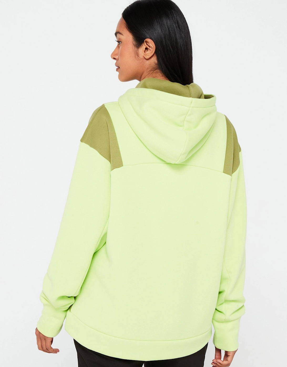 Women's Rosy RC Water Repellent Fleece Ski Hoodie - Light Green