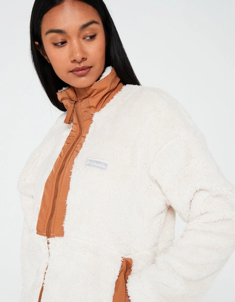 Women's Boundless Discovery Sherpa Full Zip - White