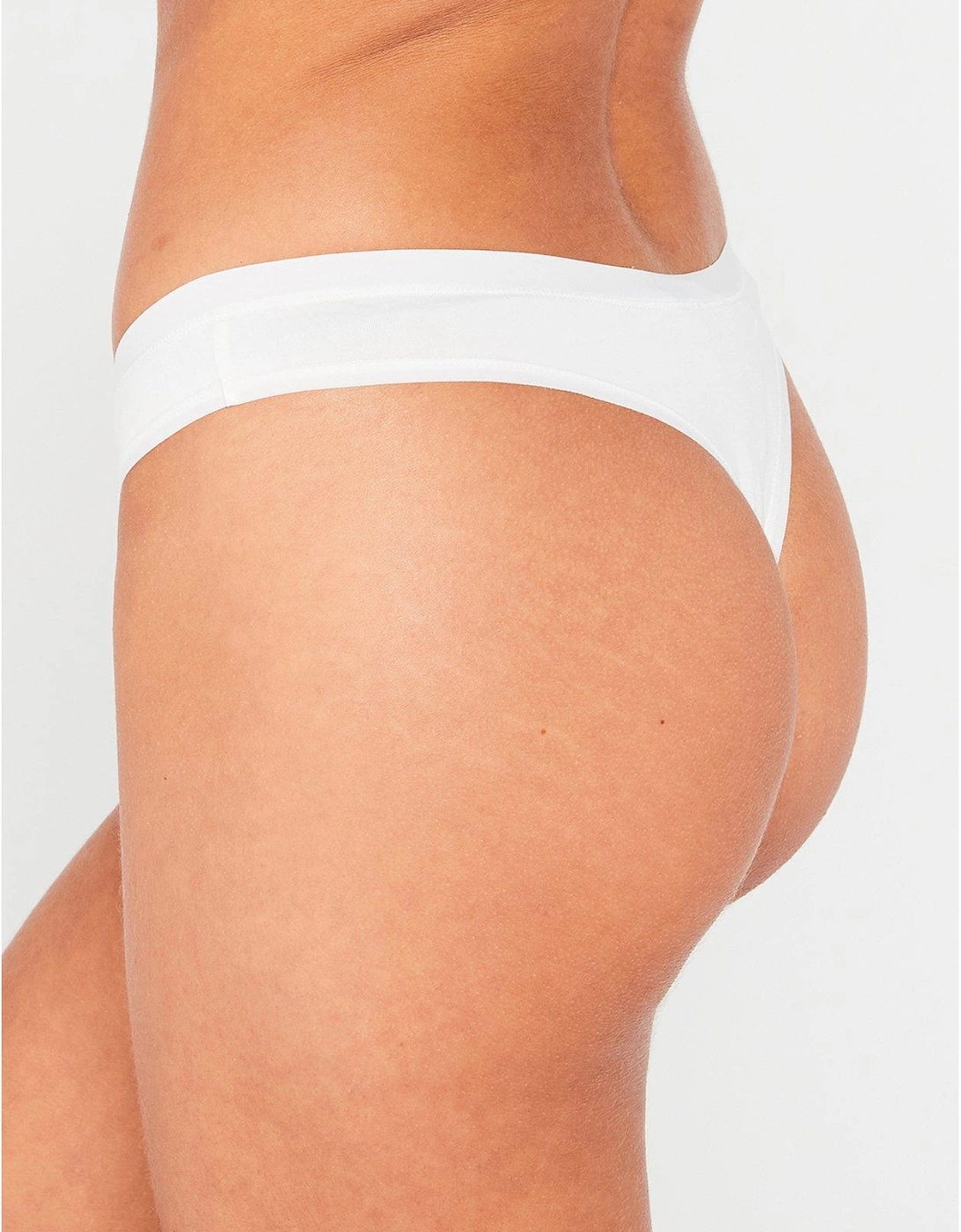 5pk Plain Cotton Thongs