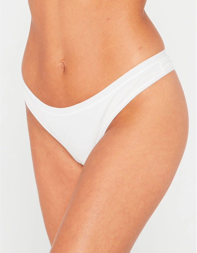 5pk Plain Cotton Thongs