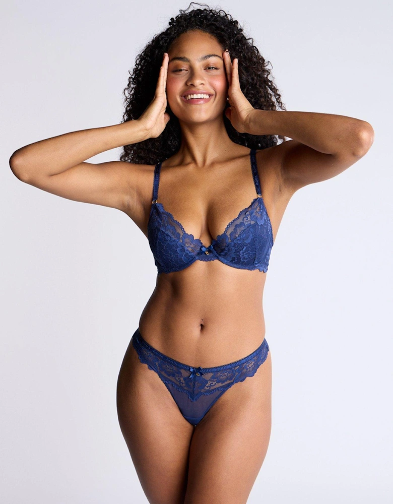 Harper Balconette Bra - Navy