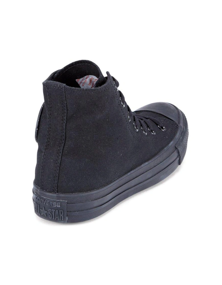 Unisex Hi Top Trainers - Black/black