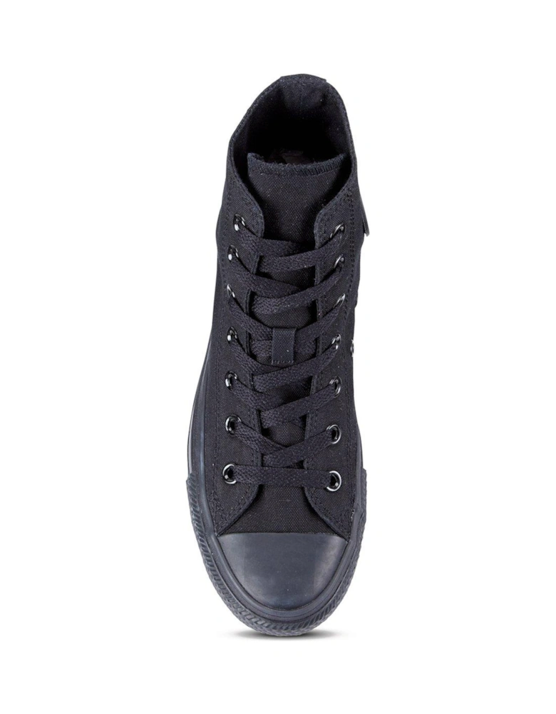 Unisex Hi Top Trainers - Black/black